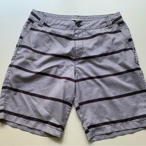 Free world hybrid shorts size 34. Grey and black.